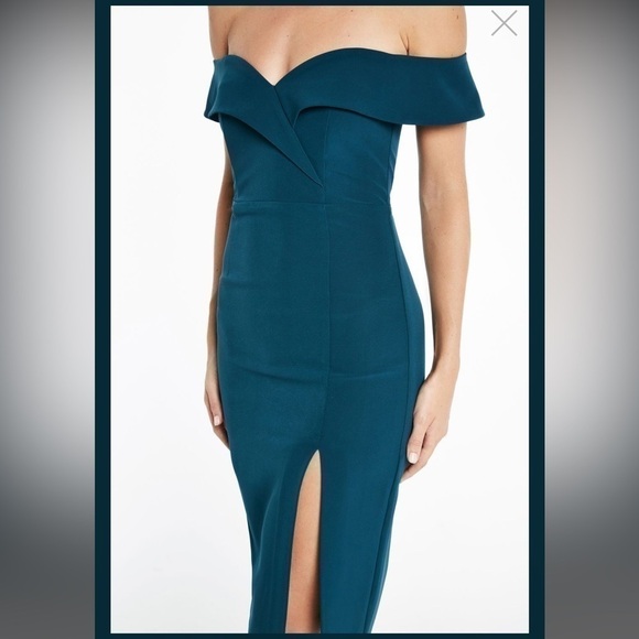 NWT BARDOT Bella Off The Shoulder Dress - Picture 2 of 8